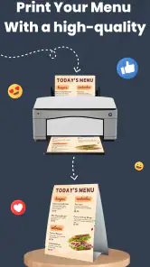 Menu Maker, Menu Templates screenshot
