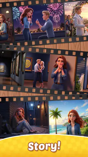 Merge Beach : Gossip & Mystery screenshot 1