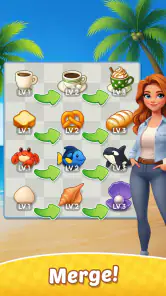 Merge Beach : Gossip & Mystery screenshot