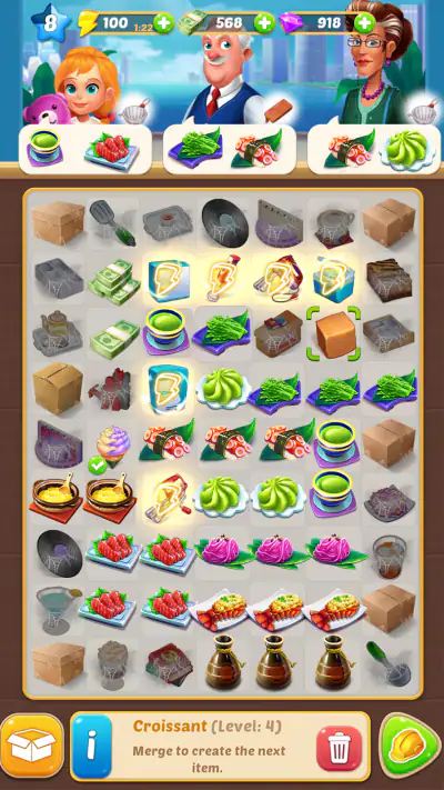 Merge Cafe Premium -Home Decor screenshot 1