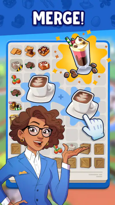 Merge Mayor - Match Puzzle screenshot 1