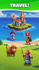 Merge Travel: Build Dream Town screenshot