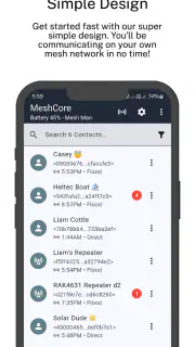 MeshCore screenshot 1