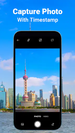 MeShot: GPS Camera & Geo Stamp screenshot 1