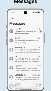 Messages - SMS/MMS OS26 screenshot