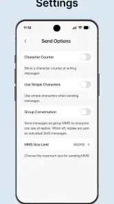 Messages - SMS/MMS OS26 screenshot