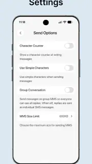 Messages - SMS/MMS OS26 screenshot 5