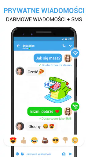 Messenger Wiadomości tekstowe screenshot 1