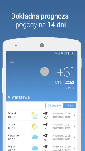 MeteoScope - Dokładna pogoda screenshot 1