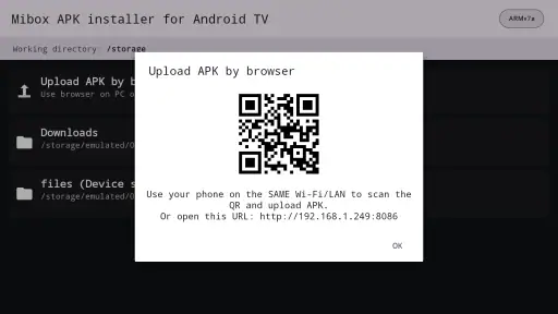 Mibox APK installer Android TV screenshot 6