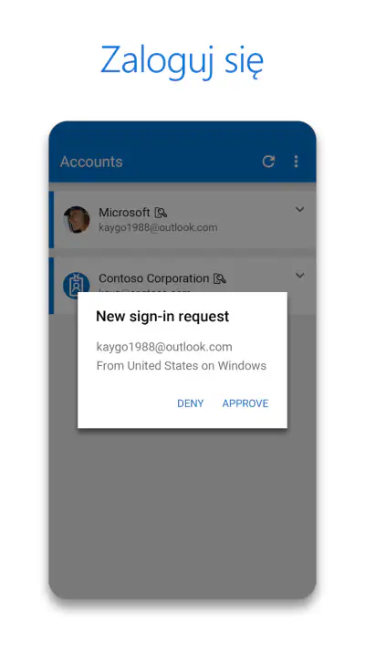 Microsoft Authenticator screenshot 1