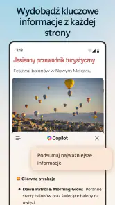 Microsoft Edge:przeglądarka AI screenshot