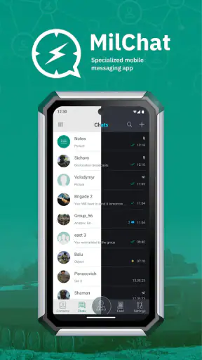 MilChat screenshot 1