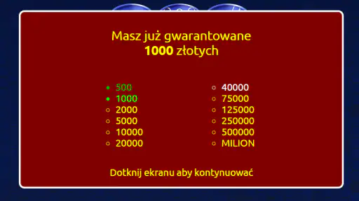 Milionerzy dla Dzieci screenshot 5