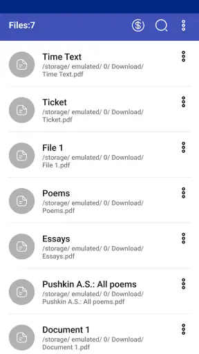 Mini czytnik PDF screenshot 1