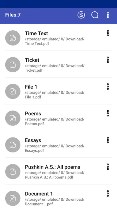 Mini czytnik PDF screenshot 1
