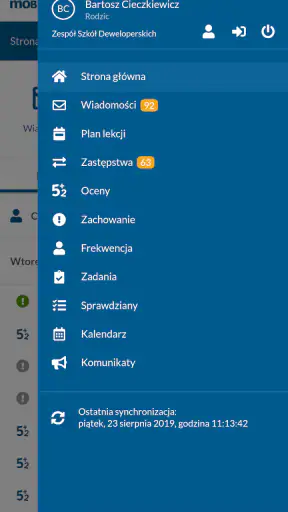 mobiDziennik screenshot 1