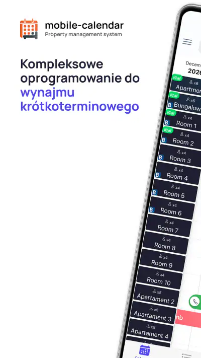 mobile-calendar hotel manager screenshot 1