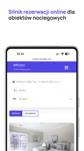 mobile-calendar hotel manager screenshot