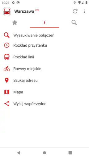 mobileMPK: rozkład jazdy screenshot 1