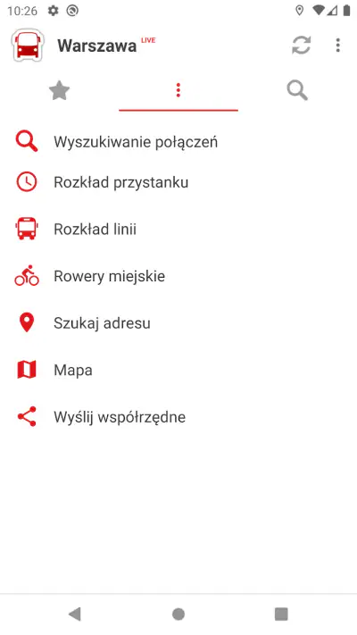 mobileMPK: rozkład jazdy screenshot 1