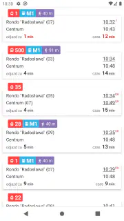 mobileMPK: rozkład jazdy screenshot 4