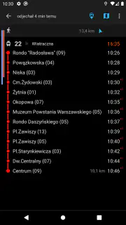 mobileMPK: rozkład jazdy screenshot 6