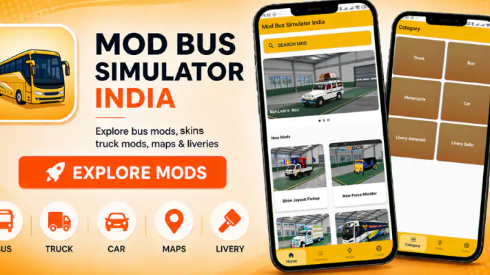 Mod Bus Simulator India screenshot 1