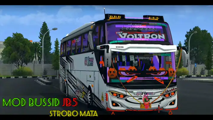 Mod Bussid JB5 Strobo Mata screenshot 1