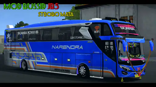 Mod Bussid JB5 Strobo Mata screenshot 2