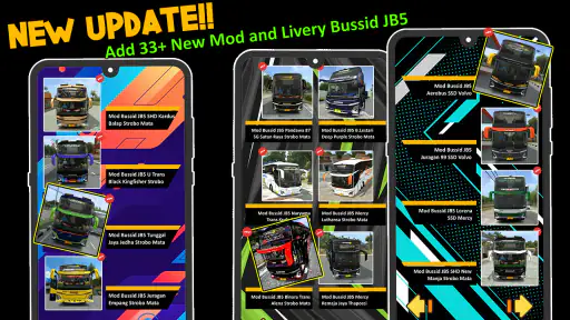 Mod Bussid JB5 Strobo Mata screenshot 3