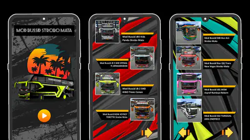 Mod Bussid JB5 Strobo Mata screenshot 4