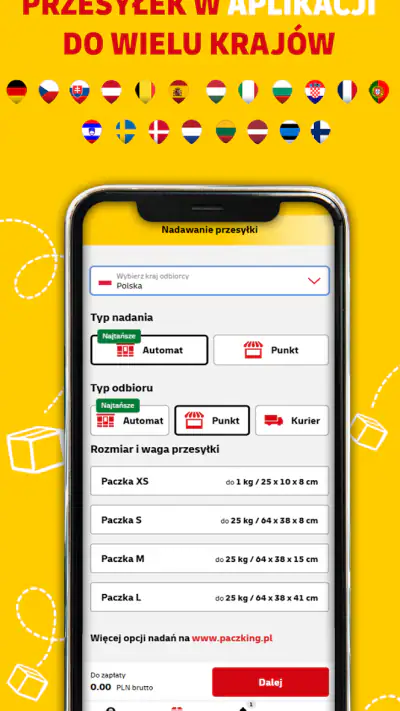 Mój DHL screenshot 1