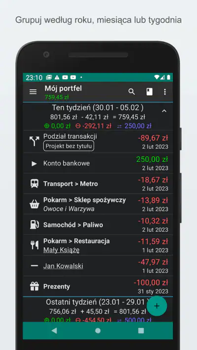 Moje Wydatki screenshot 1