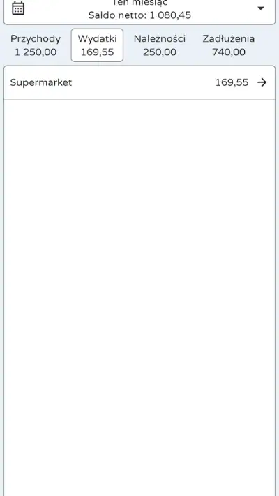 Monetaria - Dochody i wydatki screenshot 1