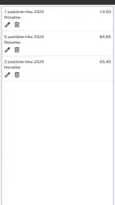 Monetaria - Dochody i wydatki screenshot