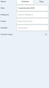 Monetaria - Dochody i wydatki screenshot