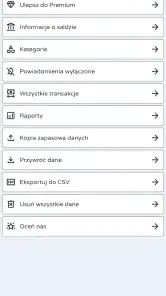 Monetaria - Dochody i wydatki screenshot