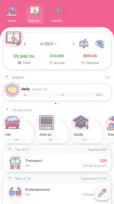 Money+ Cute Expense Tracker screenshot