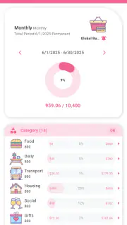 Money+ Cute Expense Tracker screenshot 6