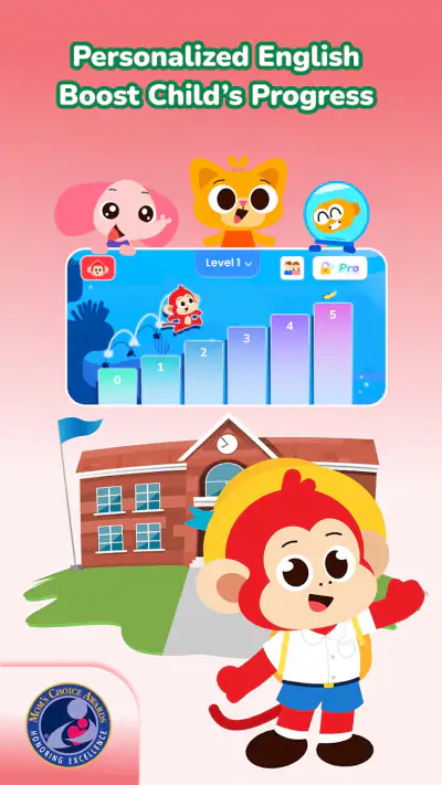 Monkey Junior-English for kids screenshot 1