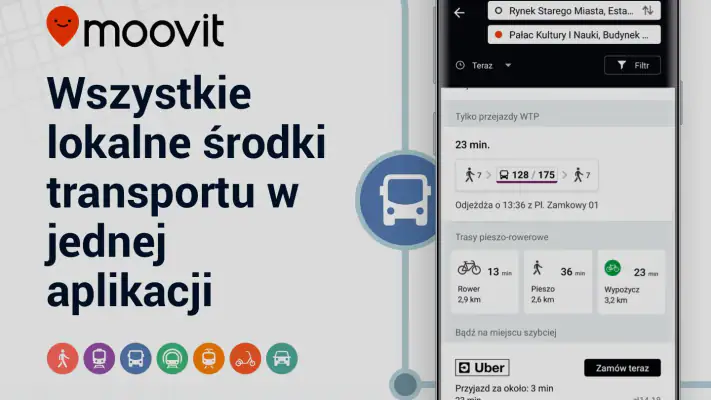 Moovit: Info o Busach i Kolei screenshot 1