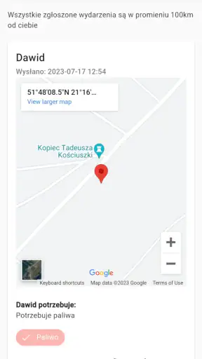 MOTO SOS screenshot 1