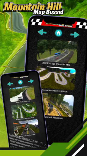 Mountain Hill Map Bussid screenshot 1