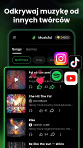 Musicful Generator piosenek AI screenshot