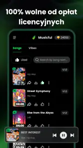 Musicful Generator piosenek AI screenshot