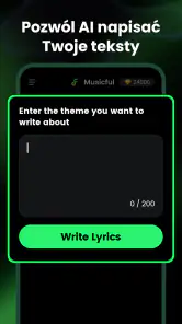 Musicful Generator piosenek AI screenshot