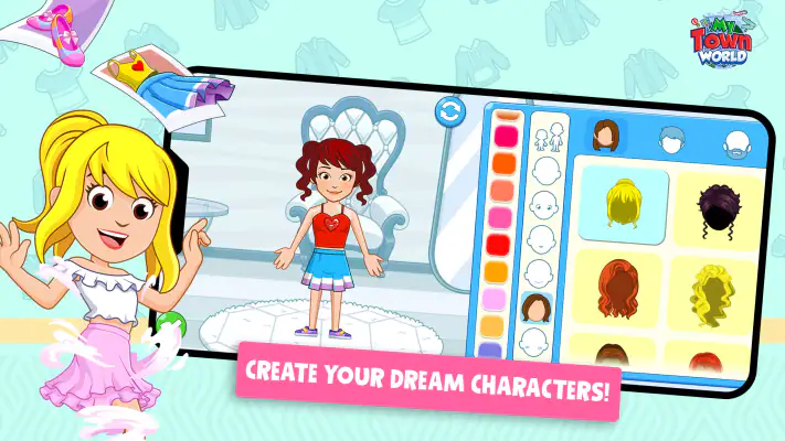My Town World - Mega Doll City screenshot 1