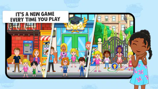 My Town World - Mega Doll City screenshot