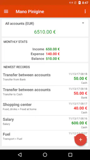 My Wallet: Expense Tracker screenshot 1